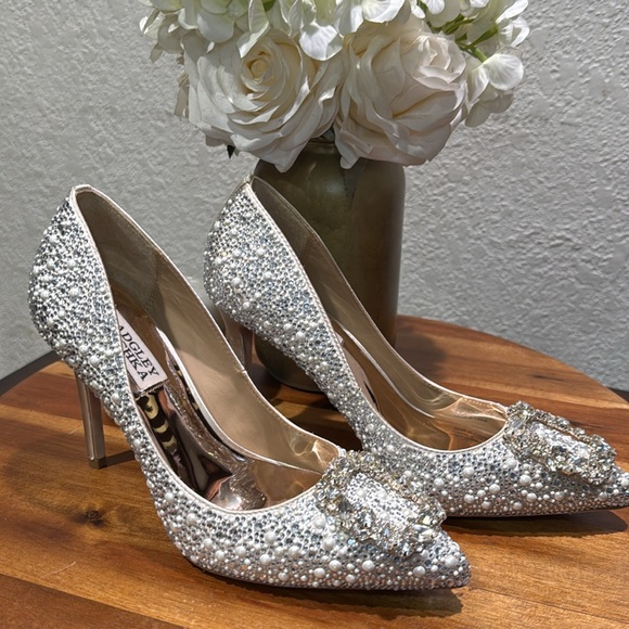 Badgley Mischka Collection Cher II Pointed Toe Pump Size 6 - Picture 5 of 14